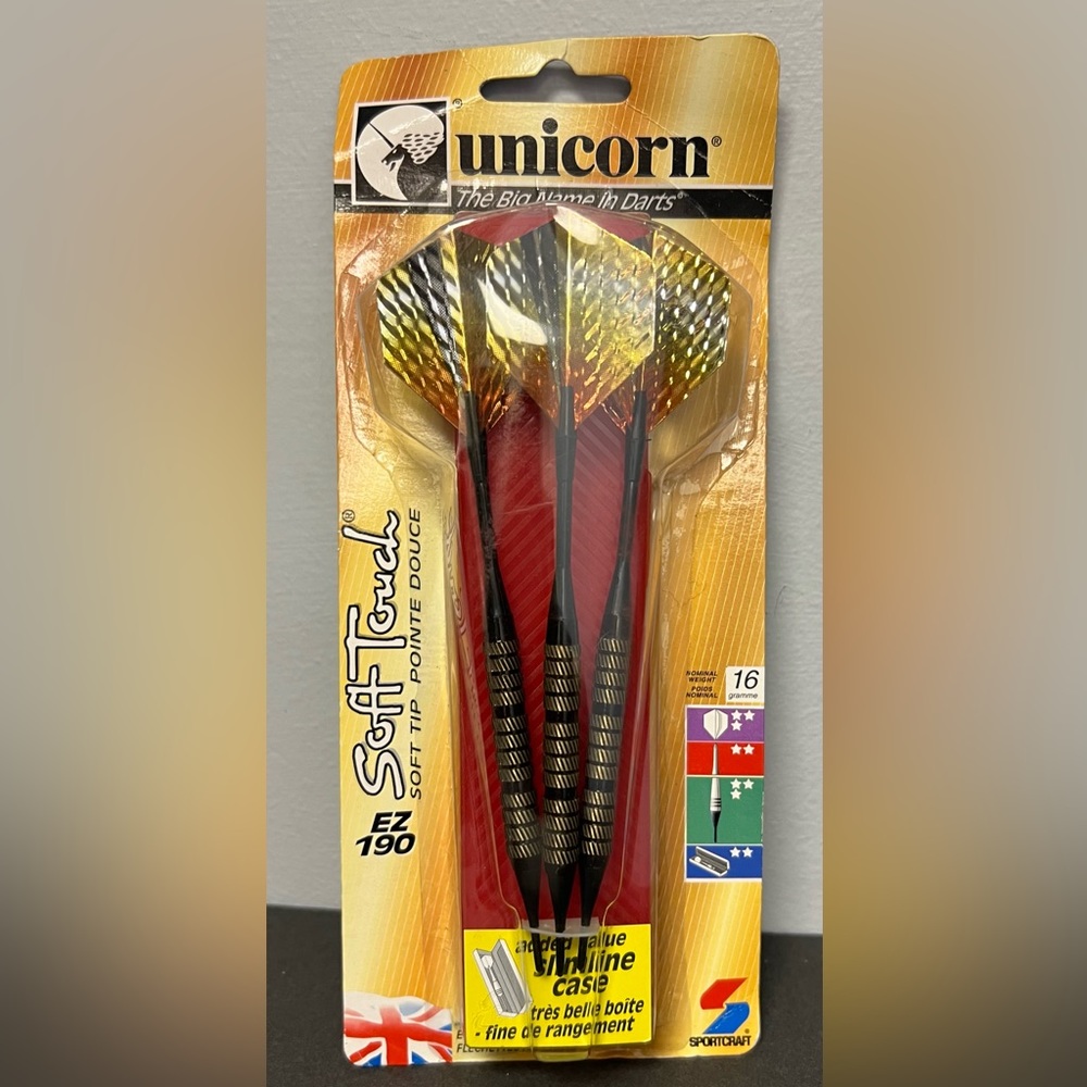 Unicorn- Darts, Three Pack, New in Package,‎ EZ190